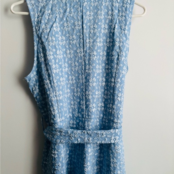 SHEIN Blue Flower Embroidered Jumpsuit - Picture 2 of 16